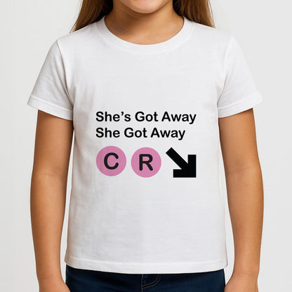 She Got Away Girls T-Shirt