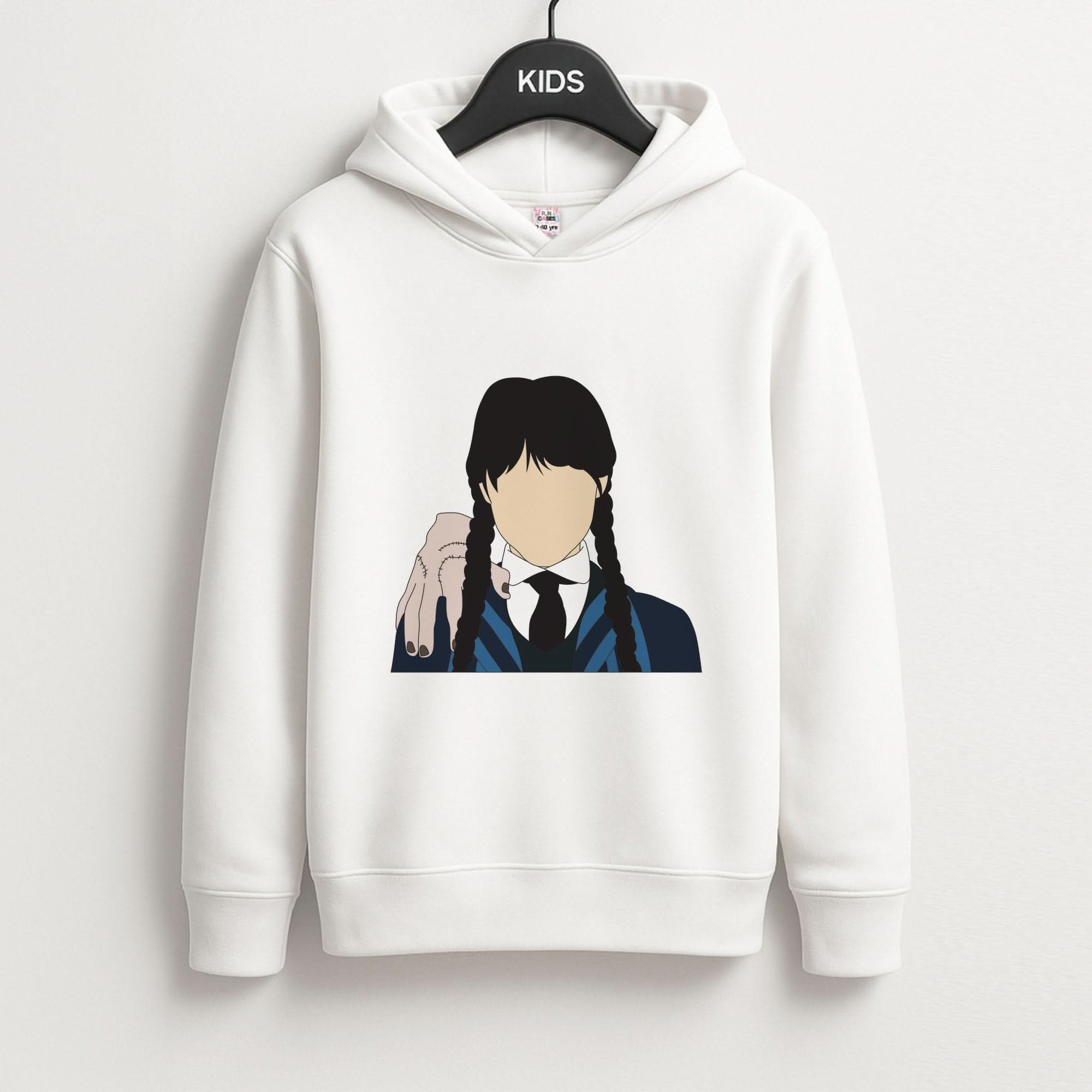 Wednesday And Thing Kids Hoodie