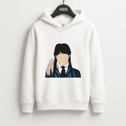 Wednesday And Thing Kids Hoodie