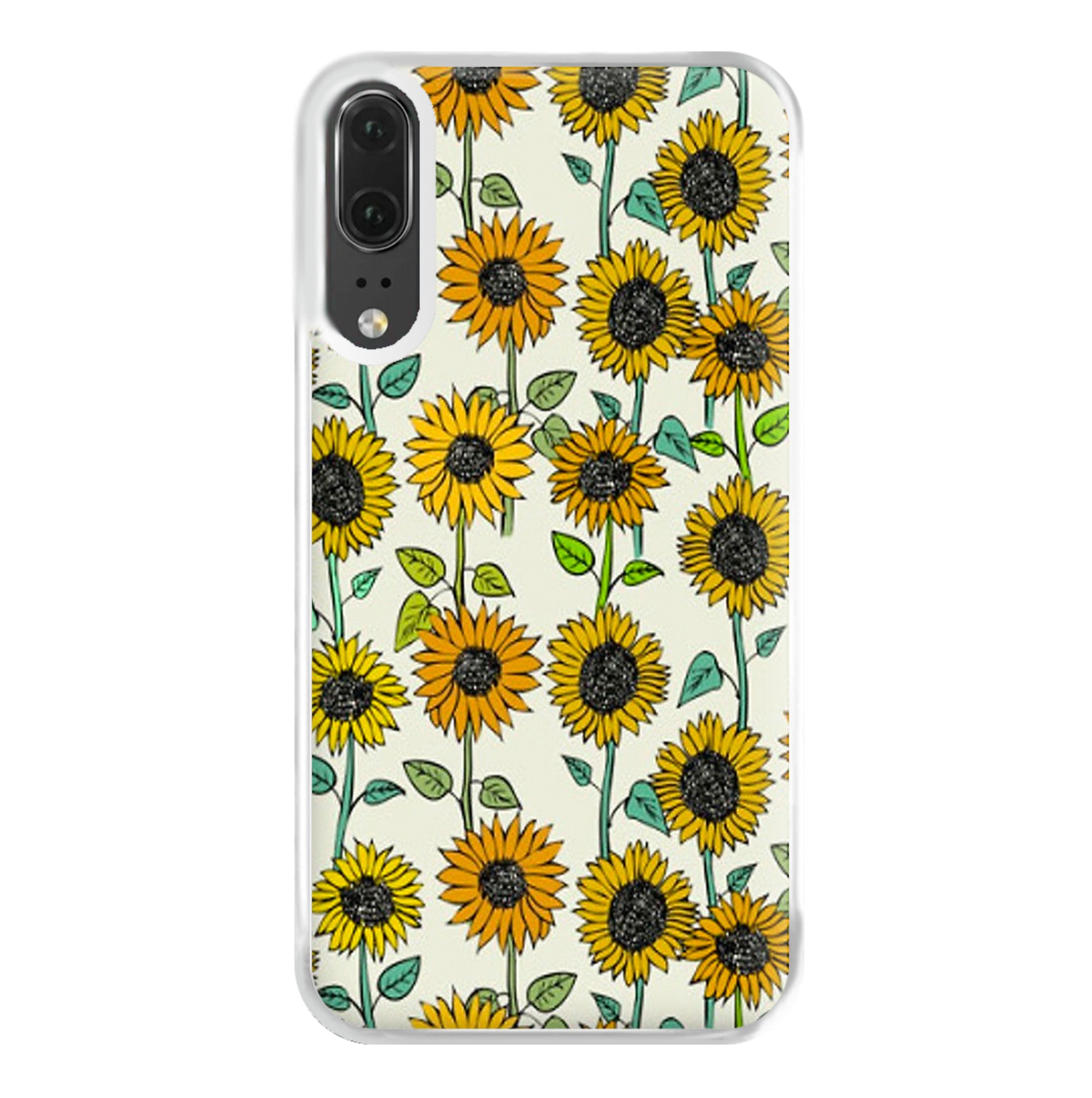 Painted Sunflowers Phone Case