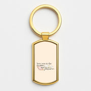 Love You To The Moon And Saturn Luxury Keyring 3