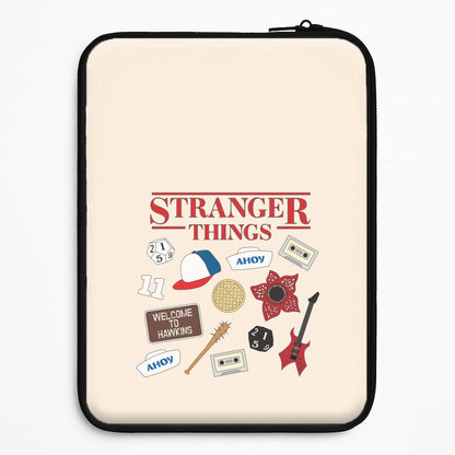 Stranger Things Cartoon Icons Universal Laptop Sleeve