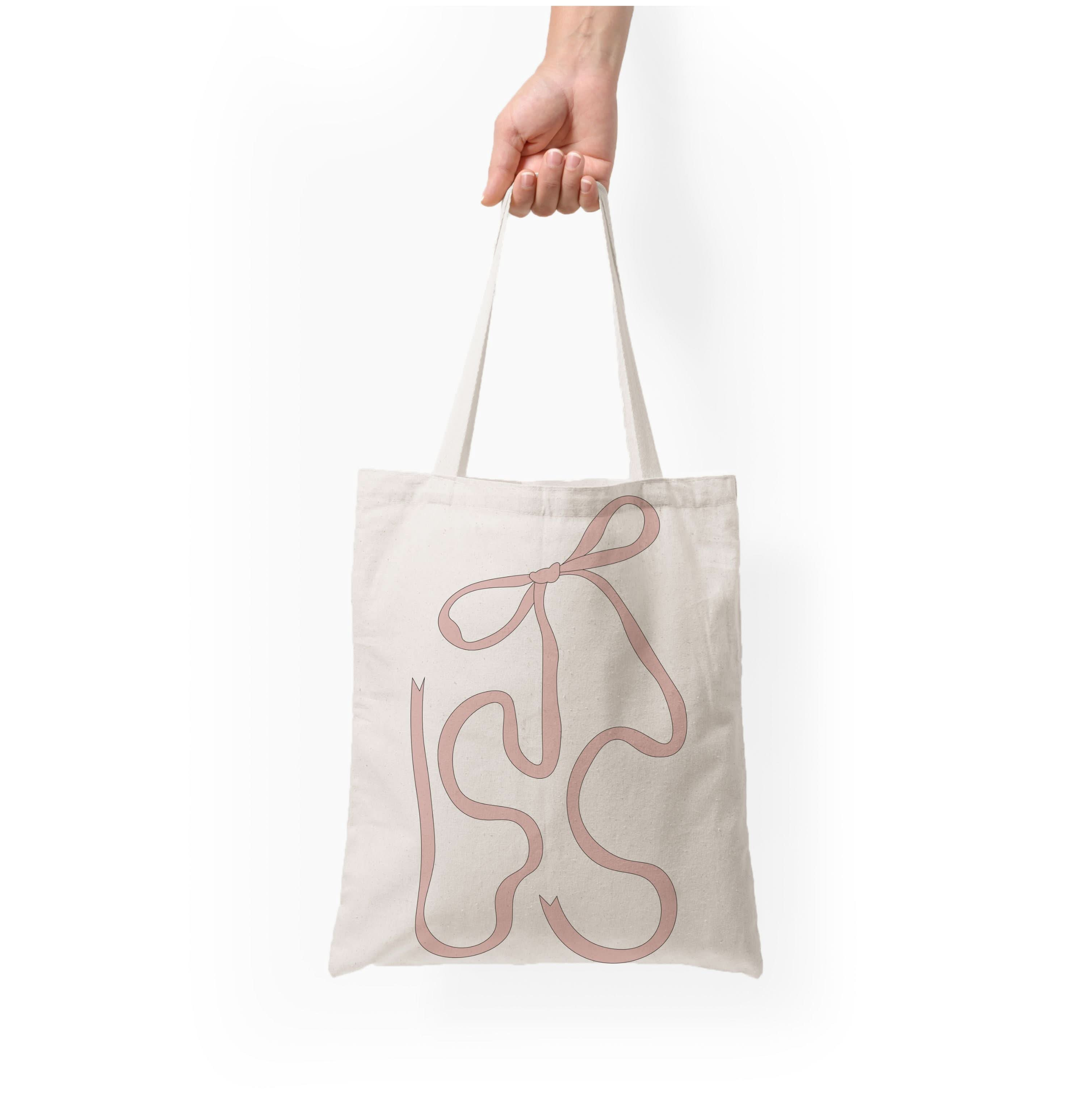 Pink Ribbon Tote Bag