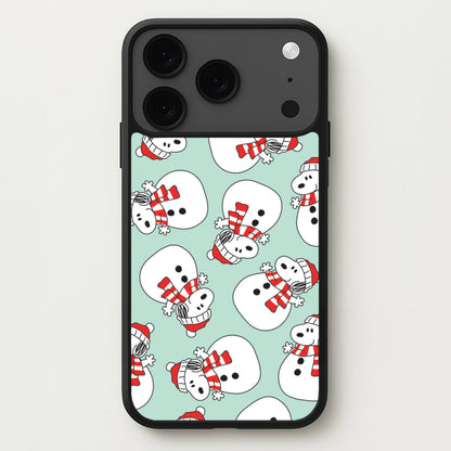 Cartoon Beagle Snowman Pattern iPhone 17 Pro Max Case