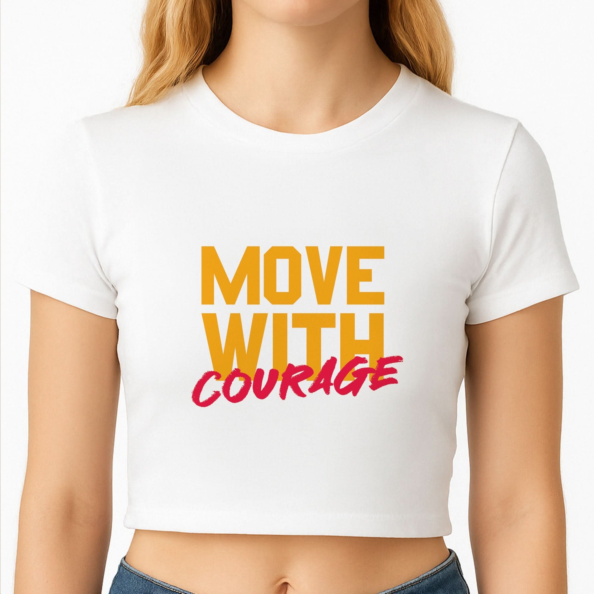 Move With Courage Crop Top