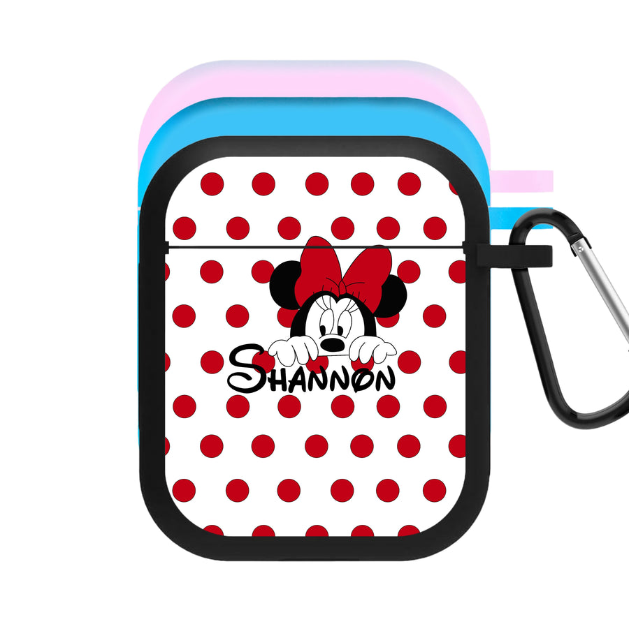 Minnie Mouse - Personalised Disney  AirPods Case