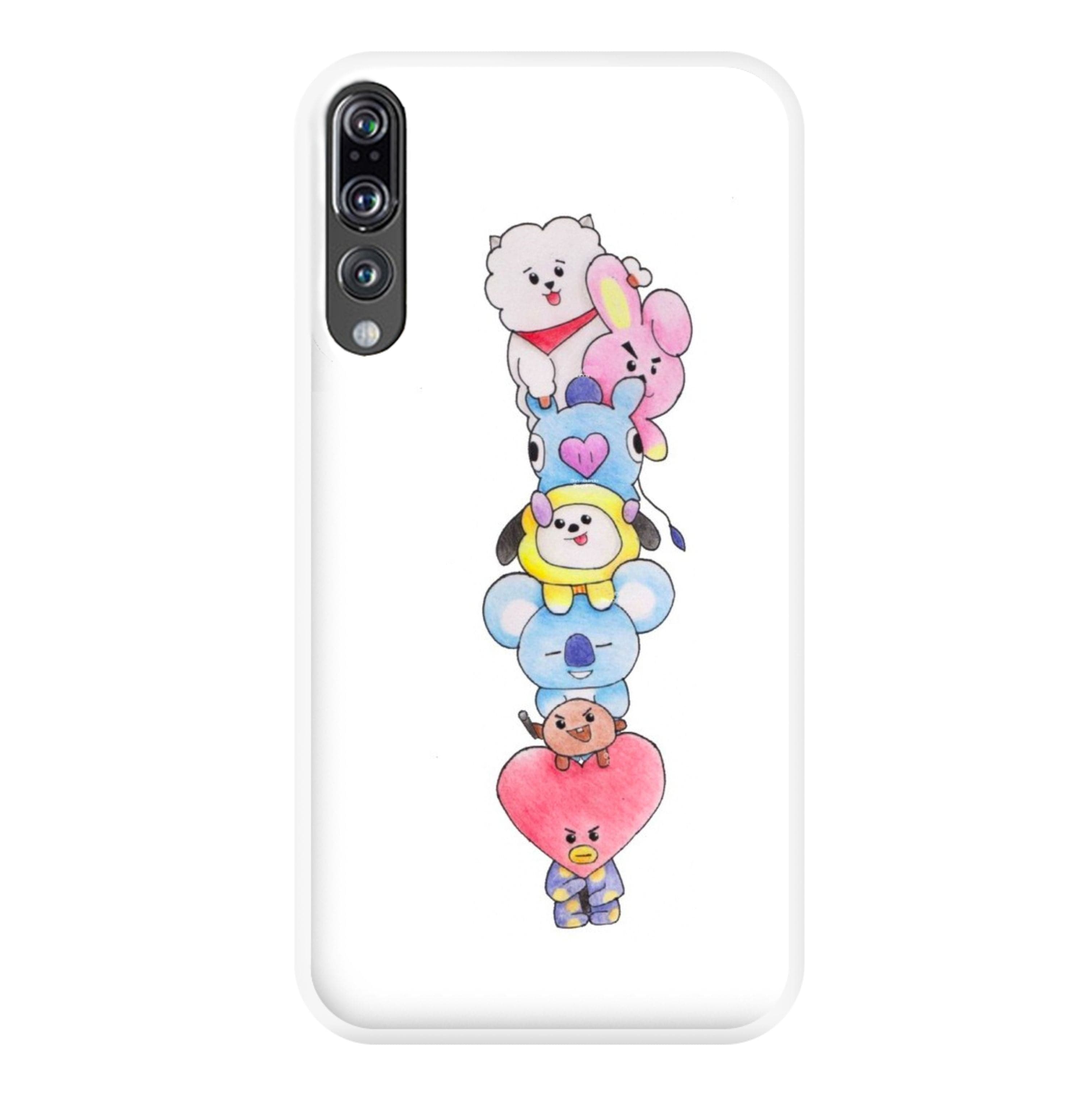 K-Pop Band BT21 Drawing Phone Case