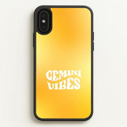 Gemini Vibes Gradient Zodiac iPhone XS Max Case
