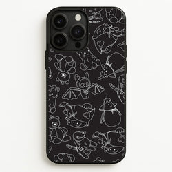 Halloween Plushies Pattern II - Halloween iPhone 13 Pro Case