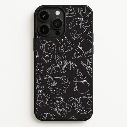 Halloween Plushies Pattern II - Halloween iPhone 13 Pro Case