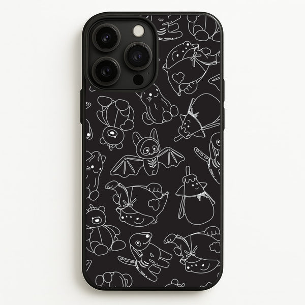 Halloween Plushies Pattern II - Halloween iPhone 13 Pro Case