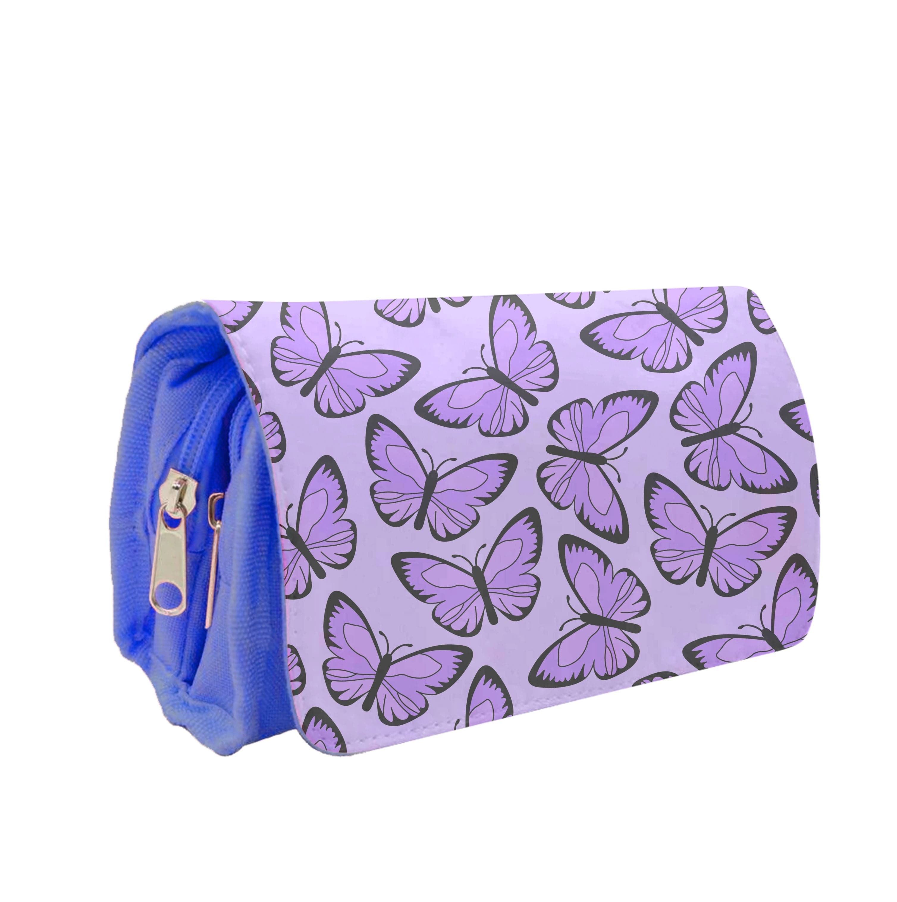 Purple Butterfly - Butterfly Patterns Pencil Case