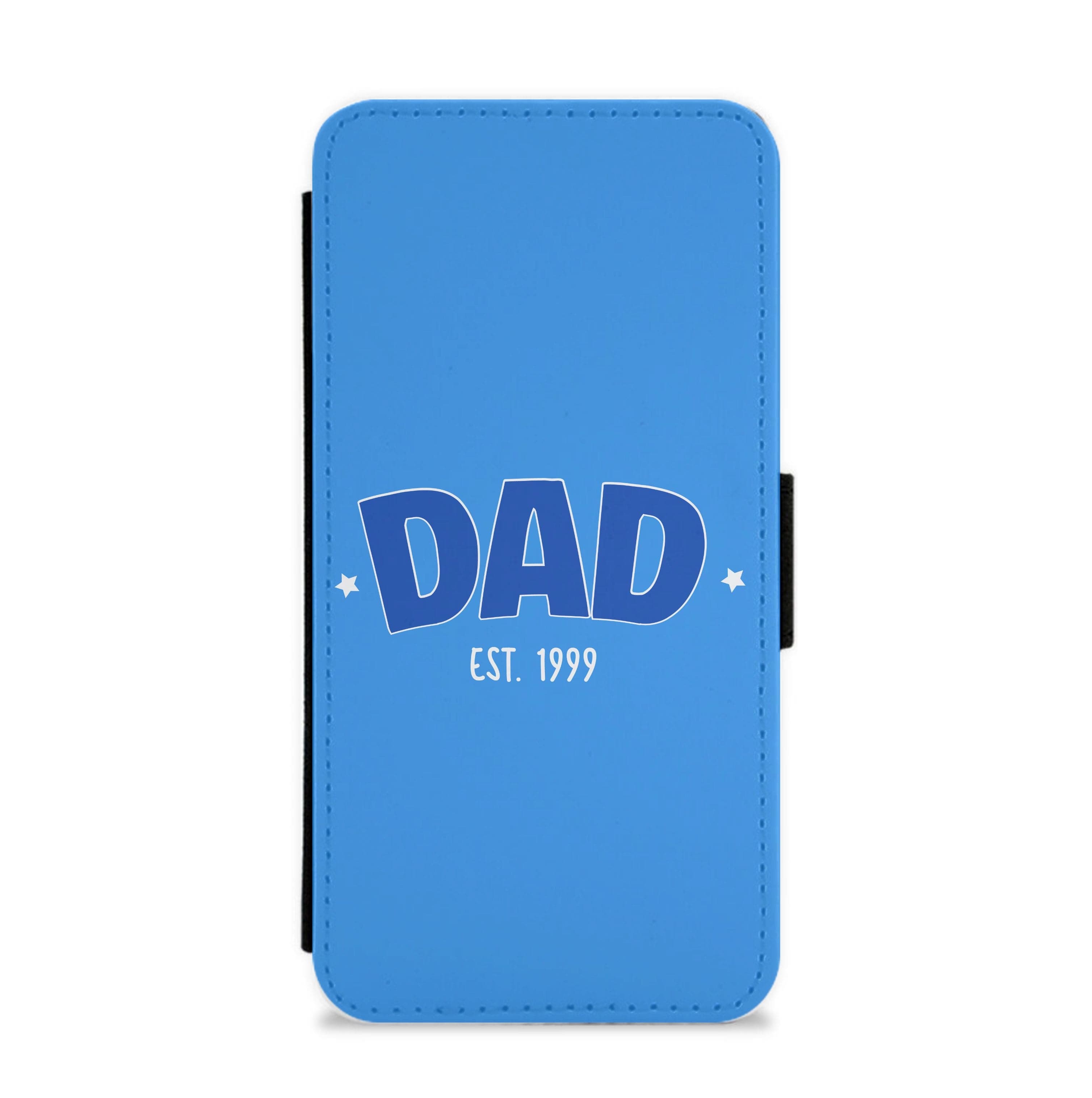 Dad Est - Personalised Father's Day Flip / Wallet Phone Case