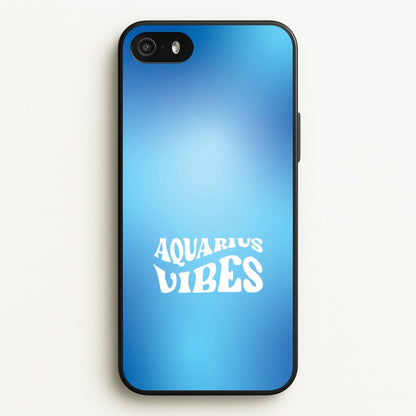 Aquarius Vibes Gradient Zodiac iPhone 5 / 5s / SE 2016 Case