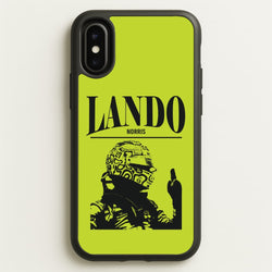 Lando Black And Green  iPhone X / XS Case