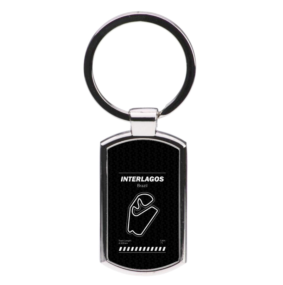 Interlagos Circuit Luxury Keyring