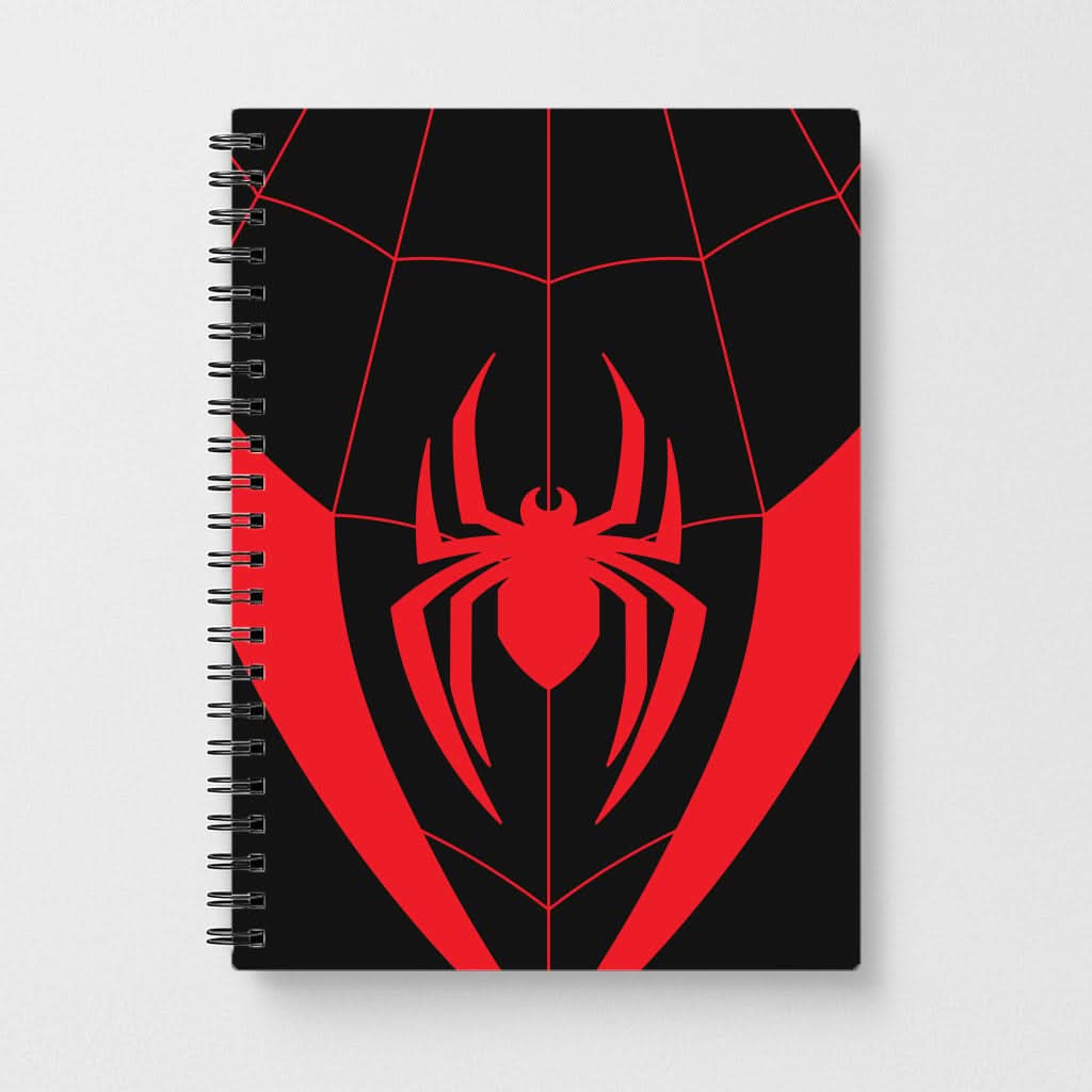 Red And Black Spider Costume  Notebook