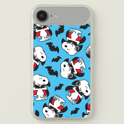 Cartoon Beagle Vampire And Bats Pattern iPhone 17 Air Case