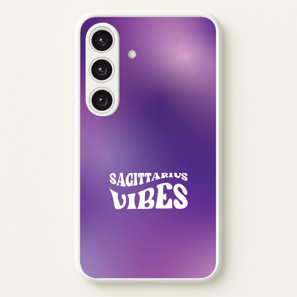 Sagittarius Vibes Gradient Zodiac Galaxy S24 Case