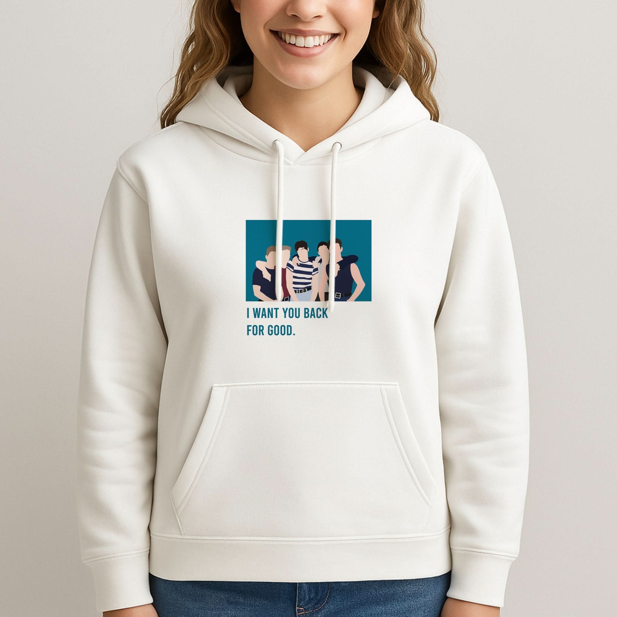 I Want You Back Womans Hooded Sweatshirt