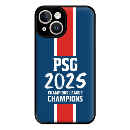 Champion League Winners 25 PSG iPhone 14 Case