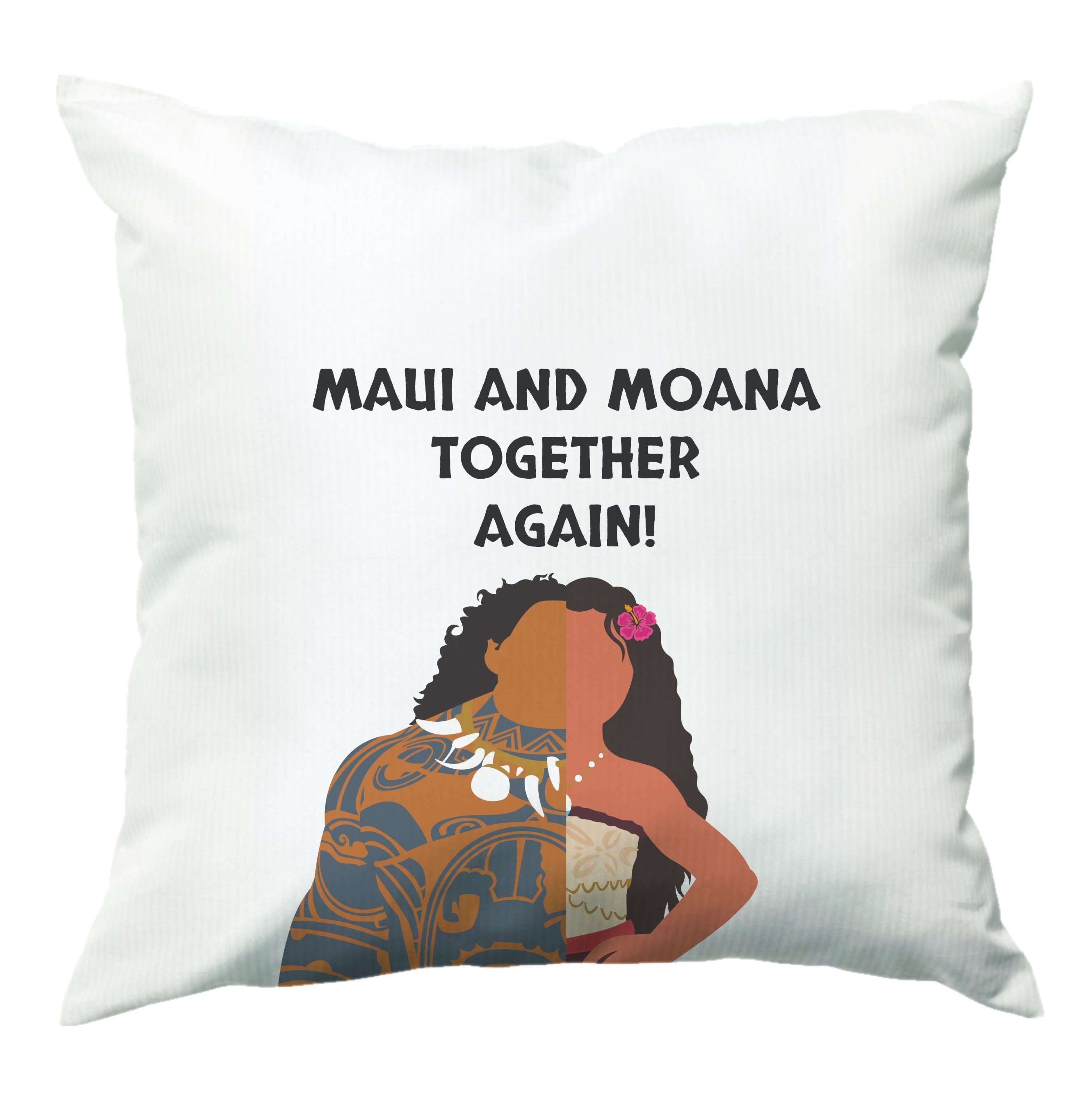 Maui And Moana Together Again Cushion