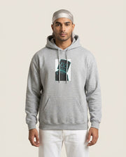 Black White Helmet DJ Neon Hoodie 1