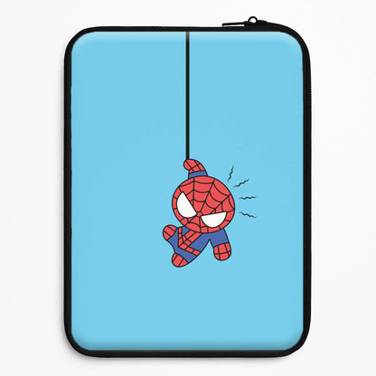 Blue Hanging Spider Hero Universal Laptop Sleeve