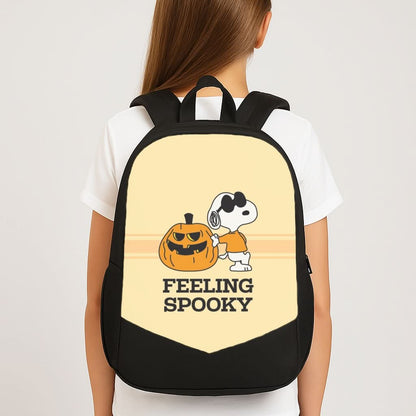 Feeling Spooky Cartoon Beagle School Bag