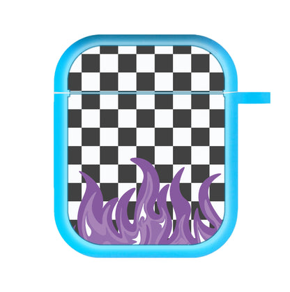 Purple Flame - Skate Aesthetic  AirPods Case