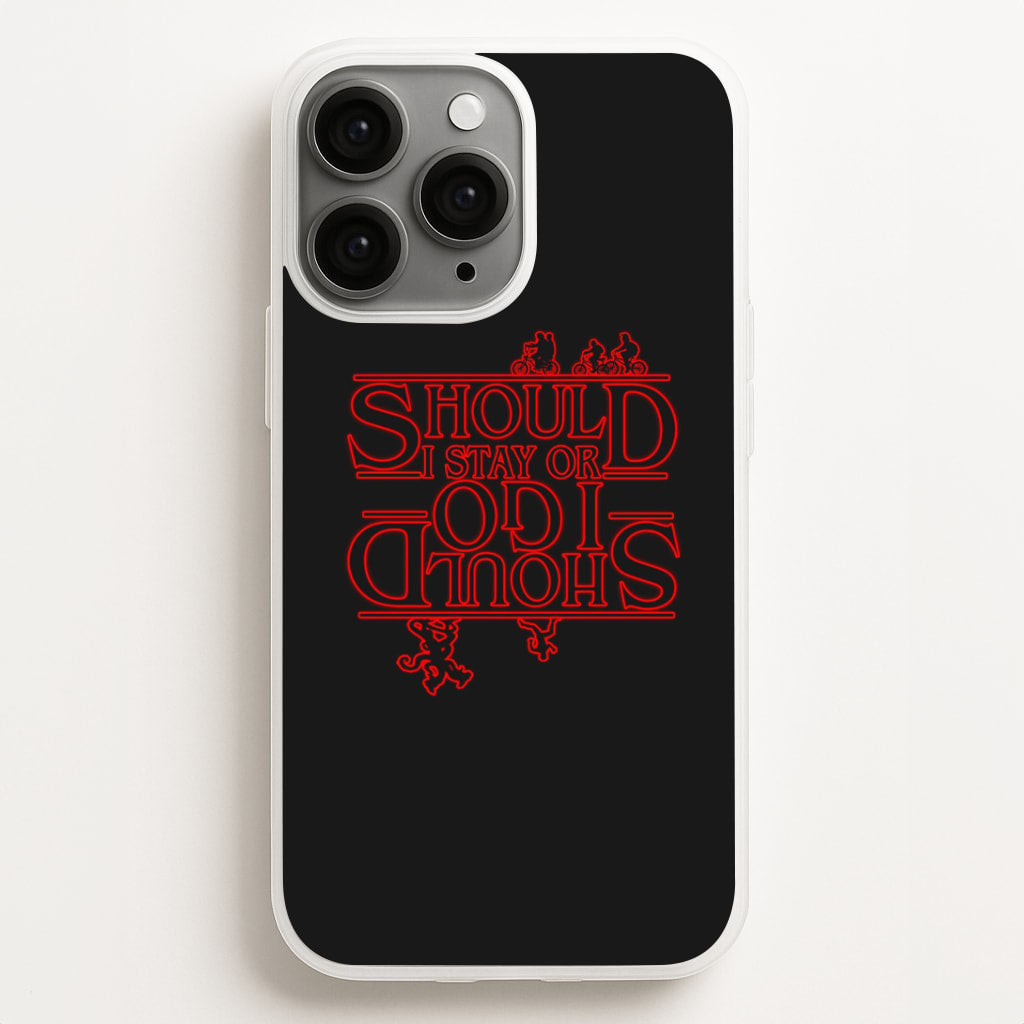 Should I Stay Or Should I Go Upside Down Phone Case