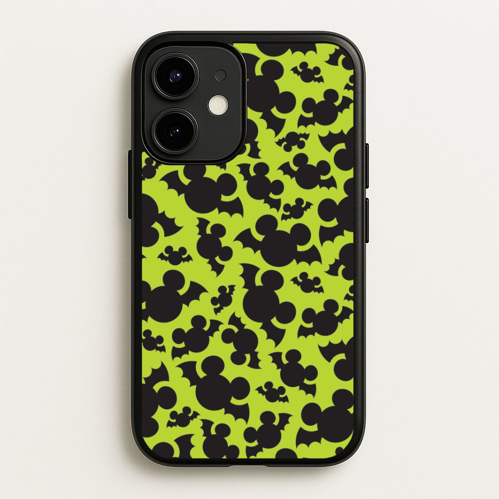 Mouse Bats Pattern iPhone 12 / 12 Pro Case