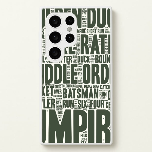 Cricket Wordscape Galaxy S24 Ultra Case