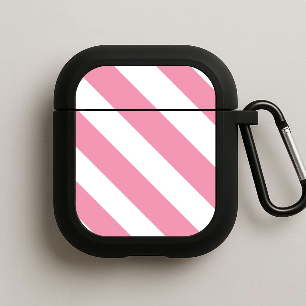 Candy Cane Stripes AirPods Case