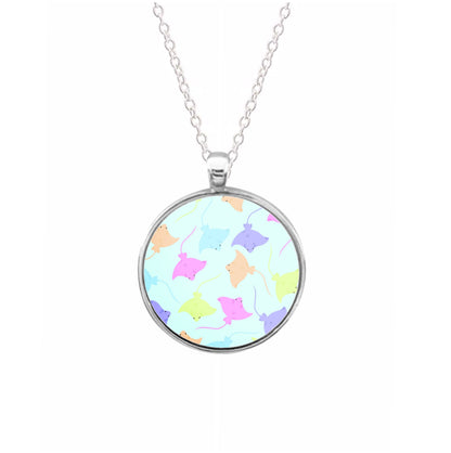 Multi Coloured Sting Ray Pattern - Sealife Necklace