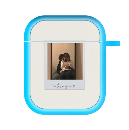 I Love You Polaroid - Personalised Couples AirPods Case