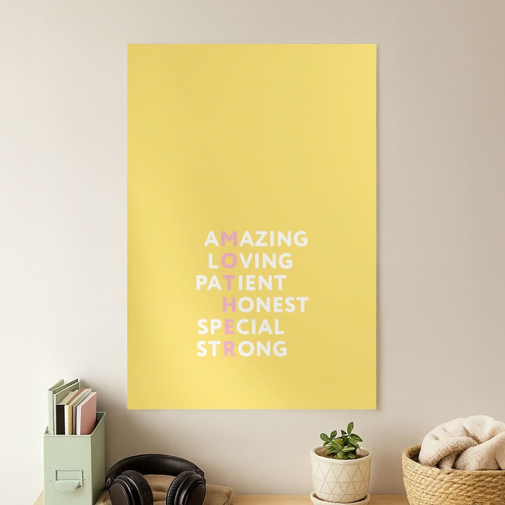 Mother Anagram Poster