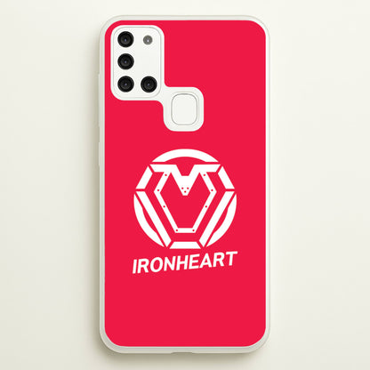 Metal Heart Symbol Galaxy A21s Case
