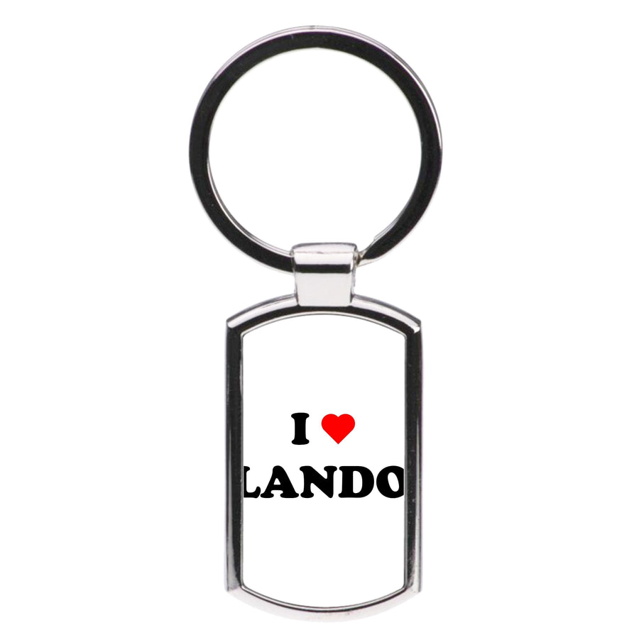 I Love Lando Luxury Keyring