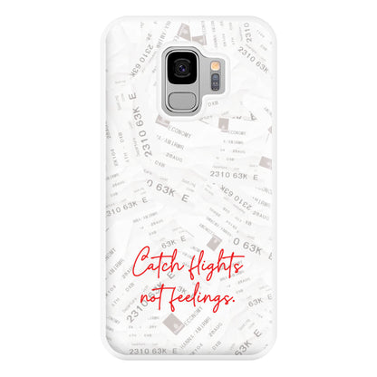Catch Flights Not Feelings Collage Galaxy S9 Plus Case