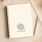 Ocasionally Discoball Notebook 3