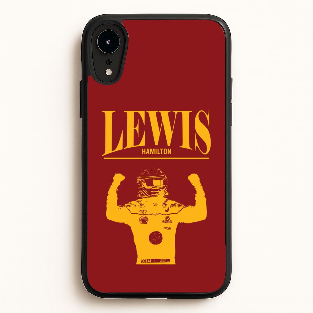 Lewis Red And Gold iPhone XR Case