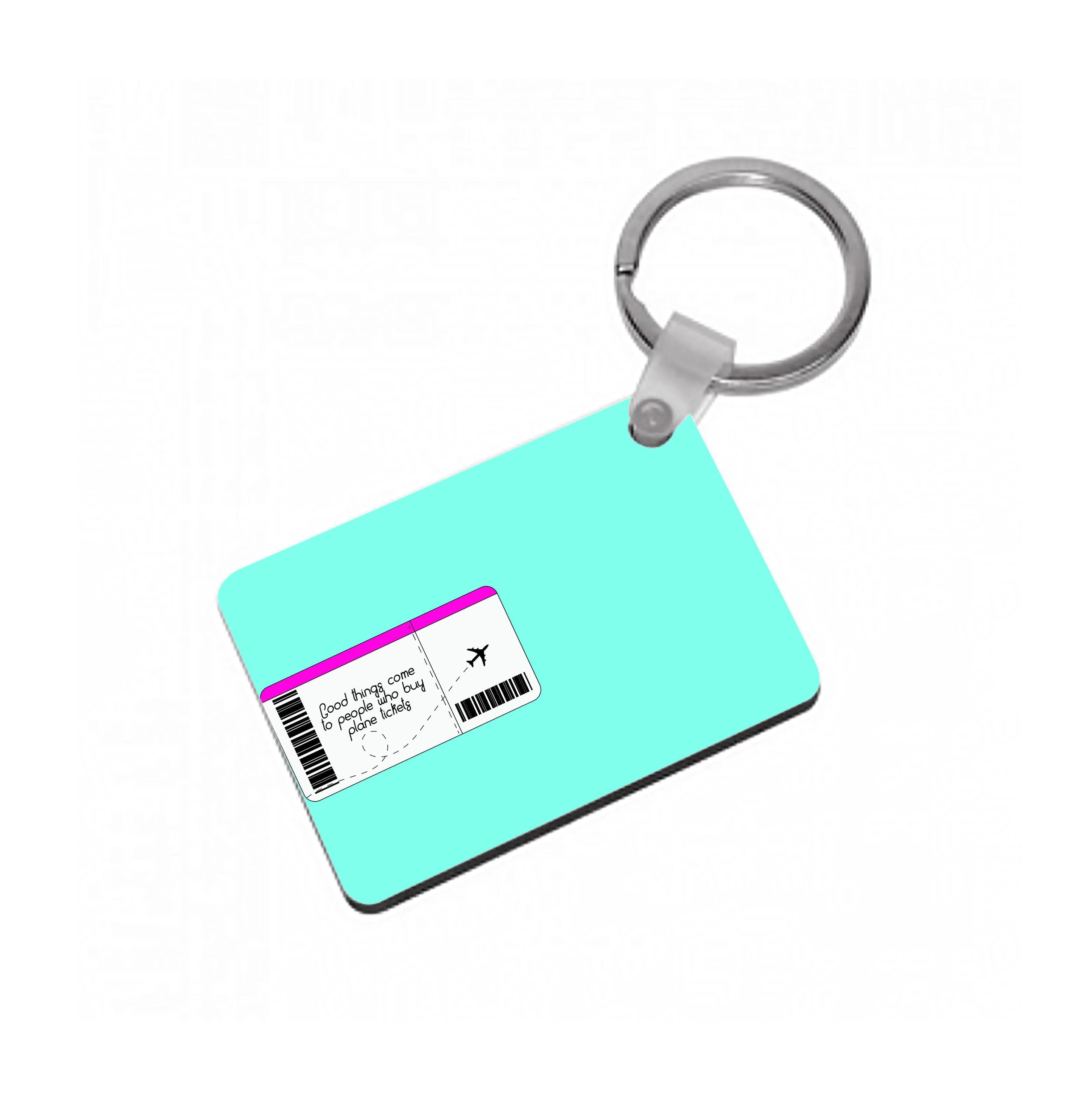 Buy Plane Tickets - Travel Keyring