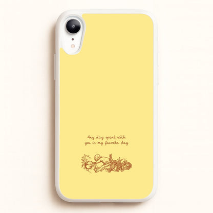Any Day Spent With You iPhone XR Case
