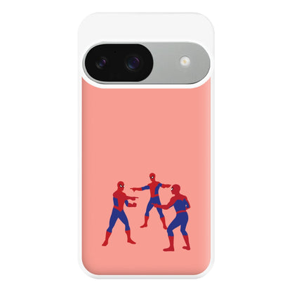 Spider Hero Pointing Meme Google Pixel 9 / 9 Pro Case
