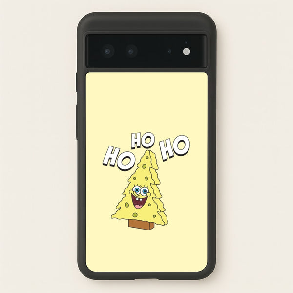 Christmas Tree Cartoon Sponge Google Pixel 6 Case