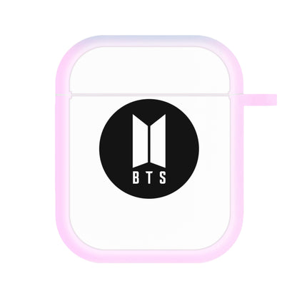 BTS logo Black - K Pop AirPods Case