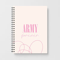 Army Forever Pink Notebook