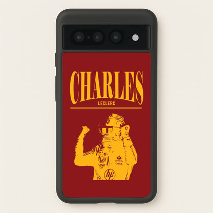 Charles Red And Gold Google Pixel 7 Pro Case