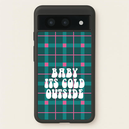 Baby It's Cold Outside Tartan Google Pixel 8a Case